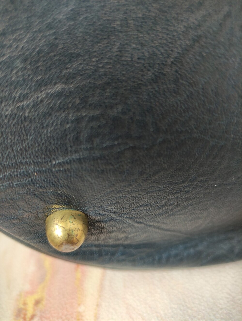 Vintage Coach Bonnie Cashin Large Bucket Bag Navy - Picture 14 of 15